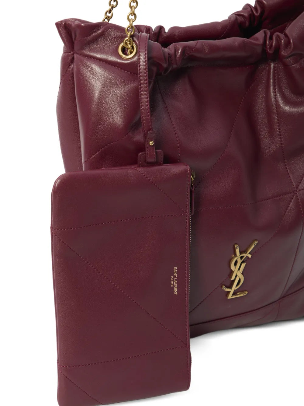 Saint Laurent Jaimne Pochon Quilted Shoulder Bag