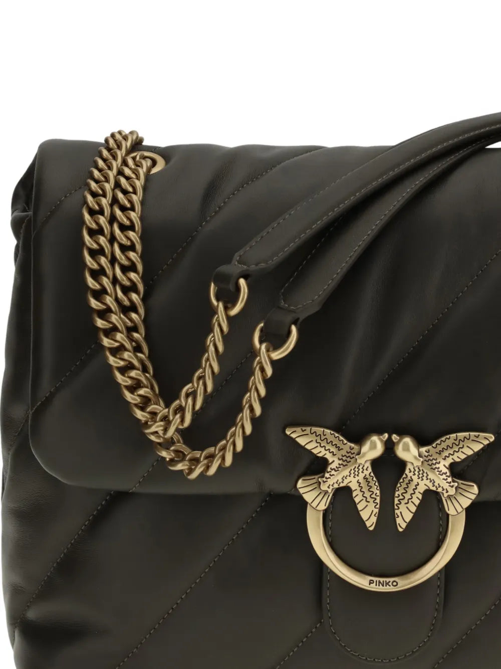 Pinko Love Quilted Shoulder Bag