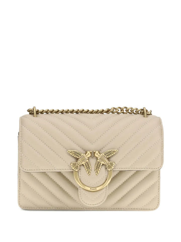 Pinko Love Chevron Chain Shoulder Bag