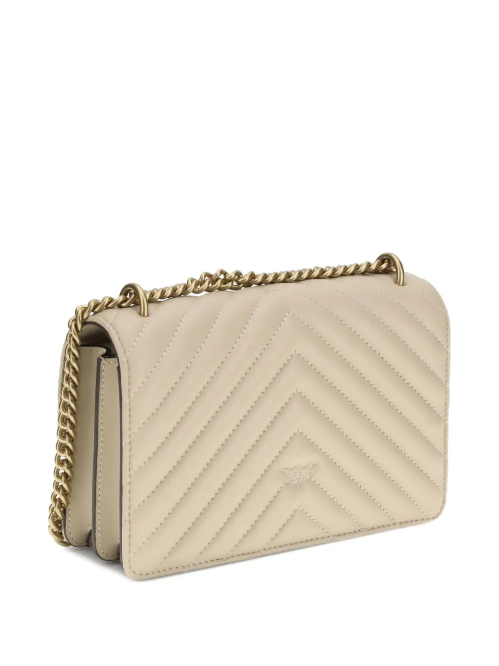 Pinko Love Chevron Chain Shoulder Bag
