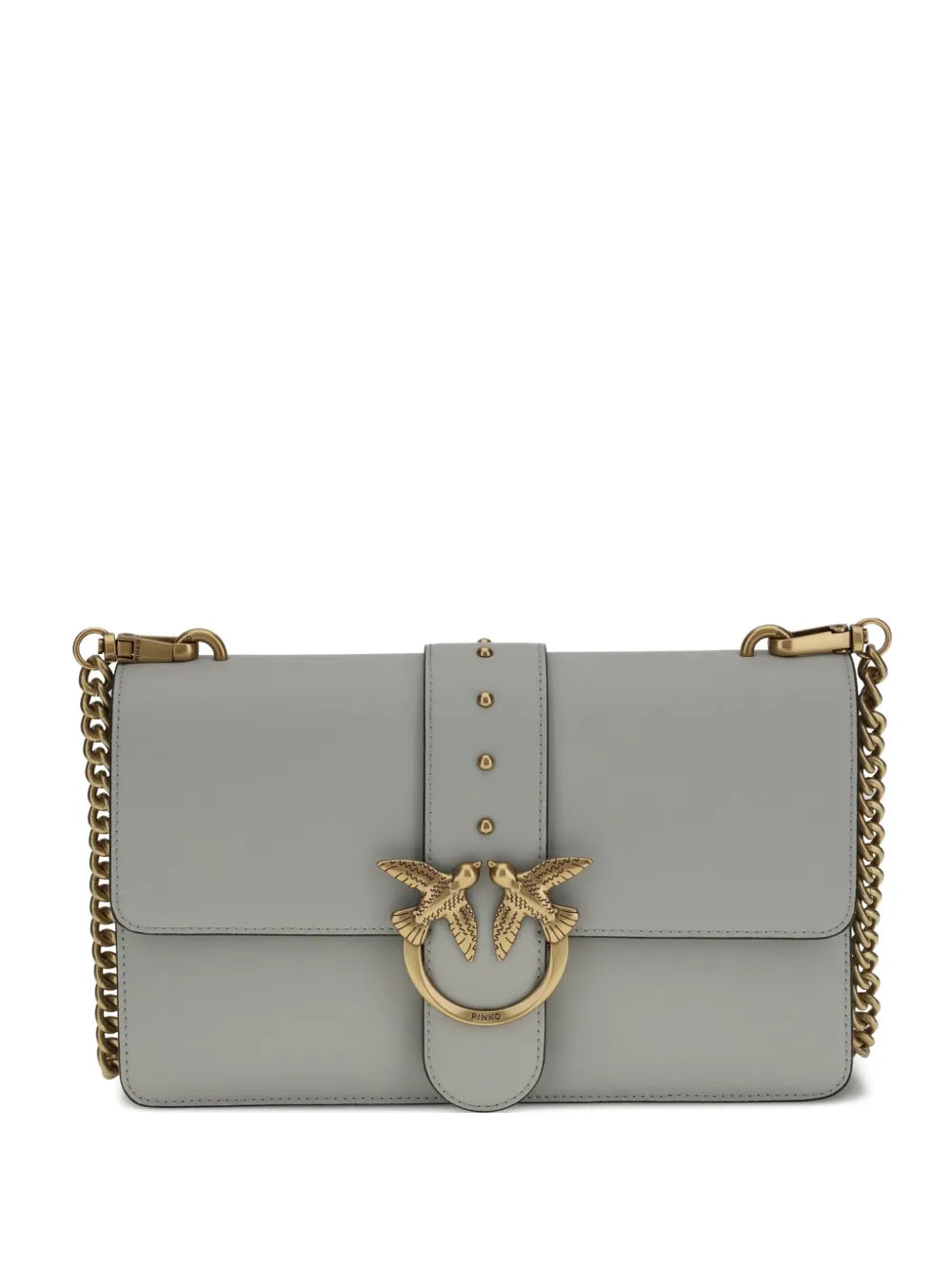 Pinko One Simply Love Studded Chain Shoulder Bag