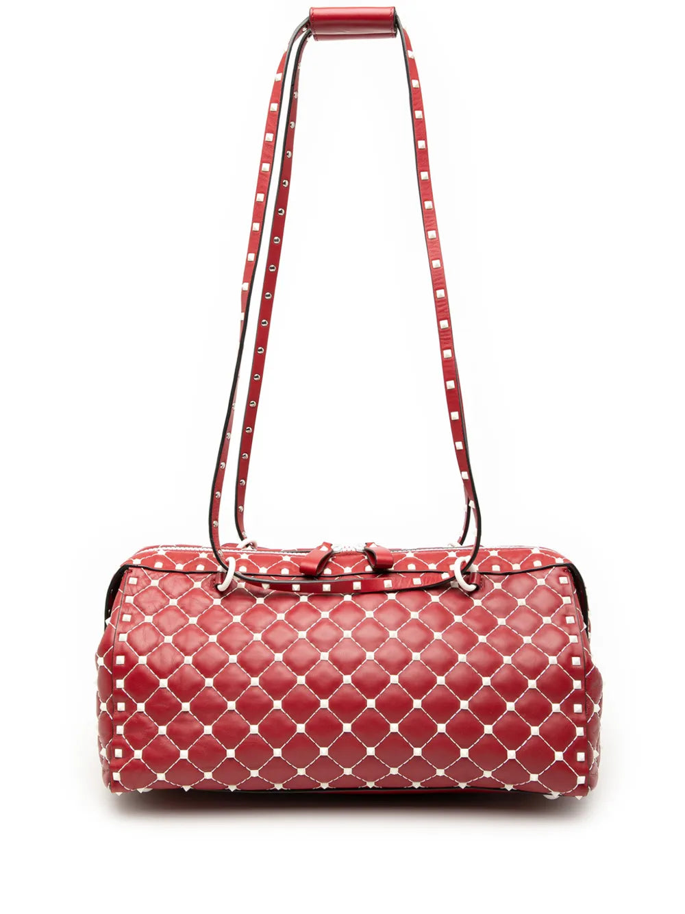 Valentino Garavani Pre Owned 2000 2017 Lambskin Free Rockstud Spike Shoulder Bag
