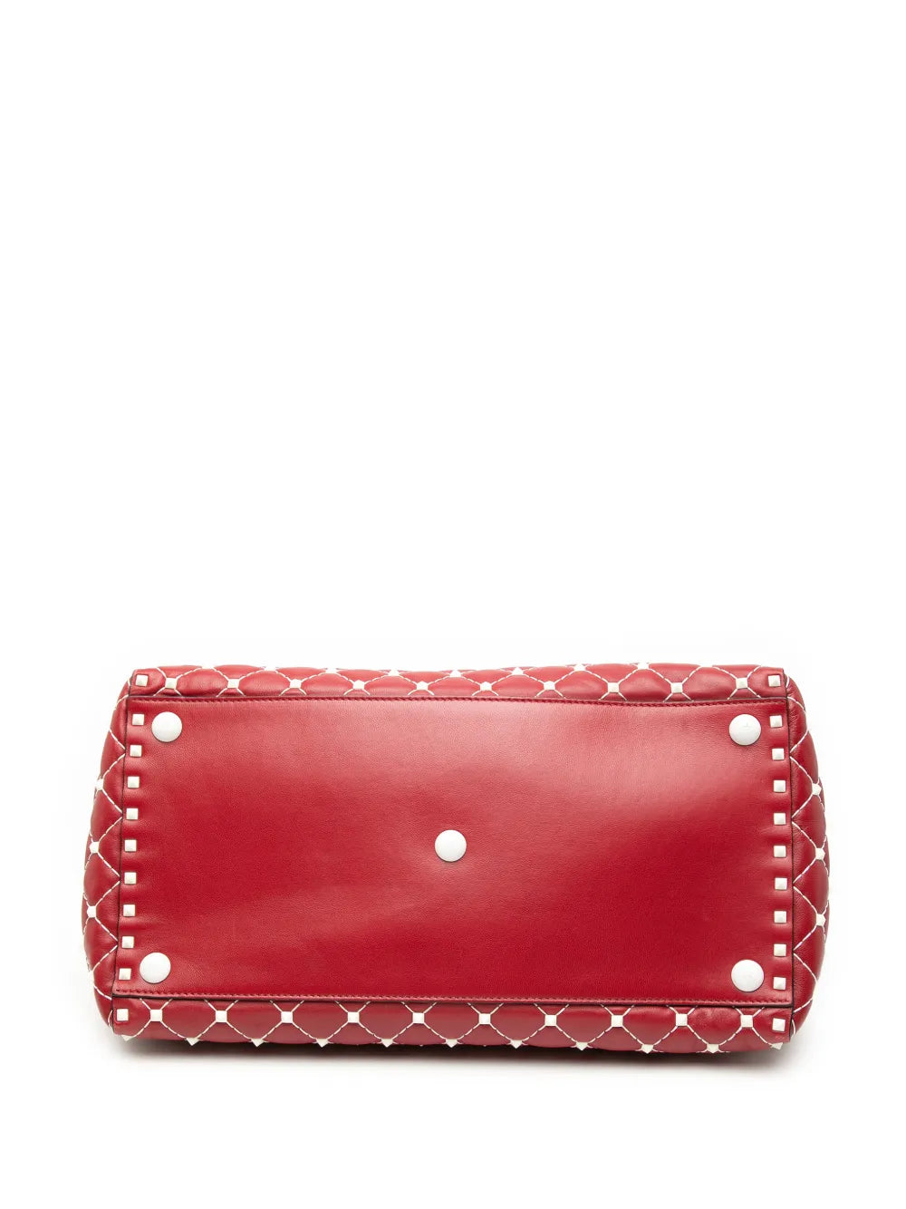 Valentino Garavani Pre Owned 2000 2017 Lambskin Free Rockstud Spike Shoulder Bag