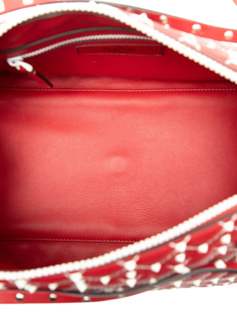 Valentino Garavani Pre Owned 2000 2017 Lambskin Free Rockstud Spike Shoulder Bag