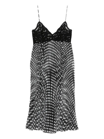 Ermanno Scervino Lace Panel Midi Dress