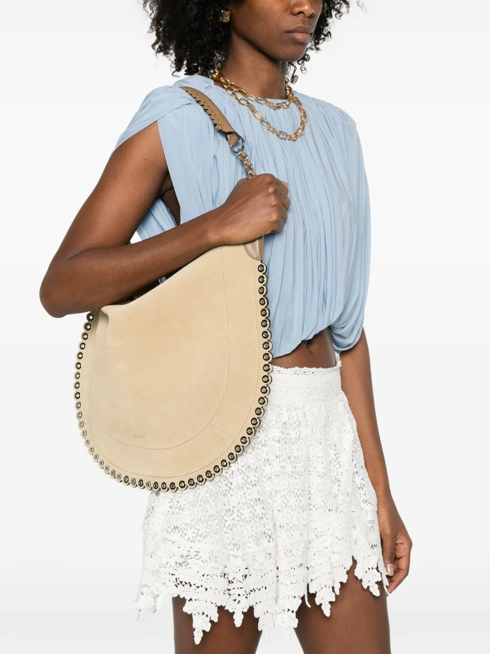 Isabel Marant Oskan Hobo Shoulder Bag