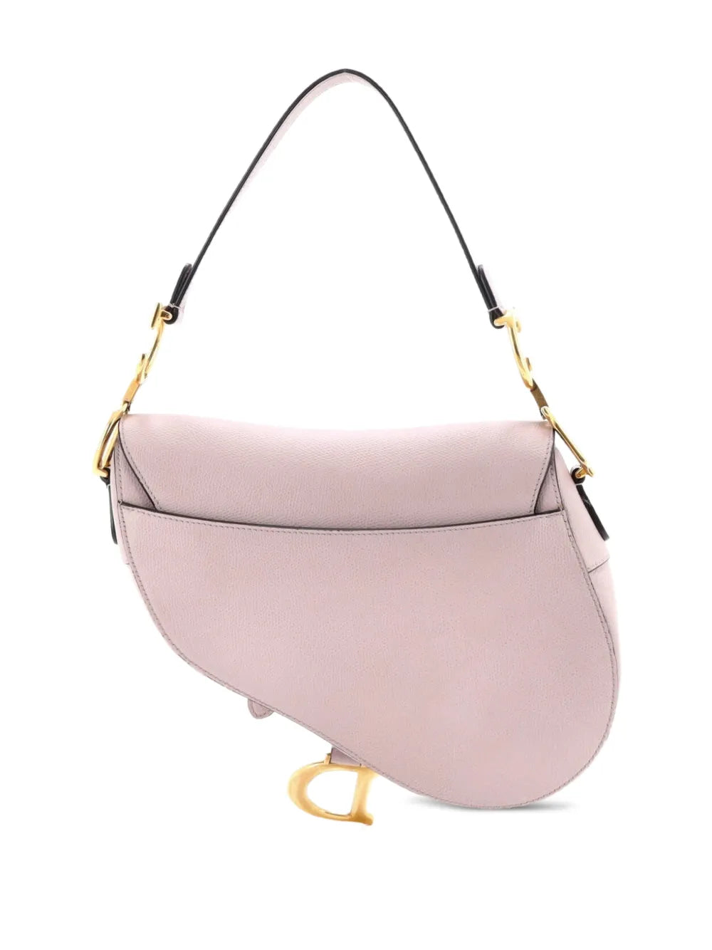 Christian Dior Pre Owned Saddle Handbag Leather Medium Shoulder Bag