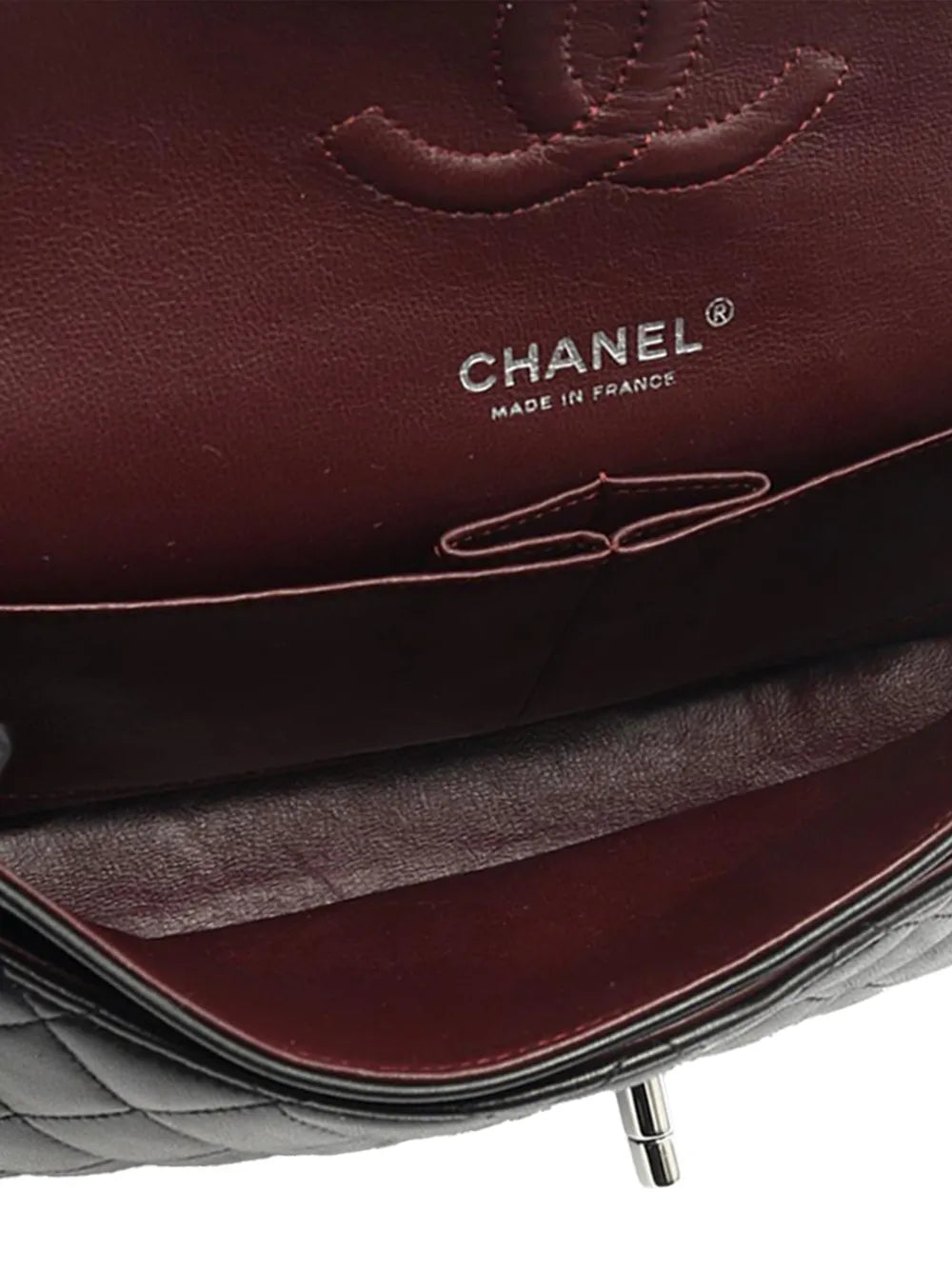 Chanel Pre Owned 2010 2011 Medium Classic Lambskin Double Flap Shoulder Bag