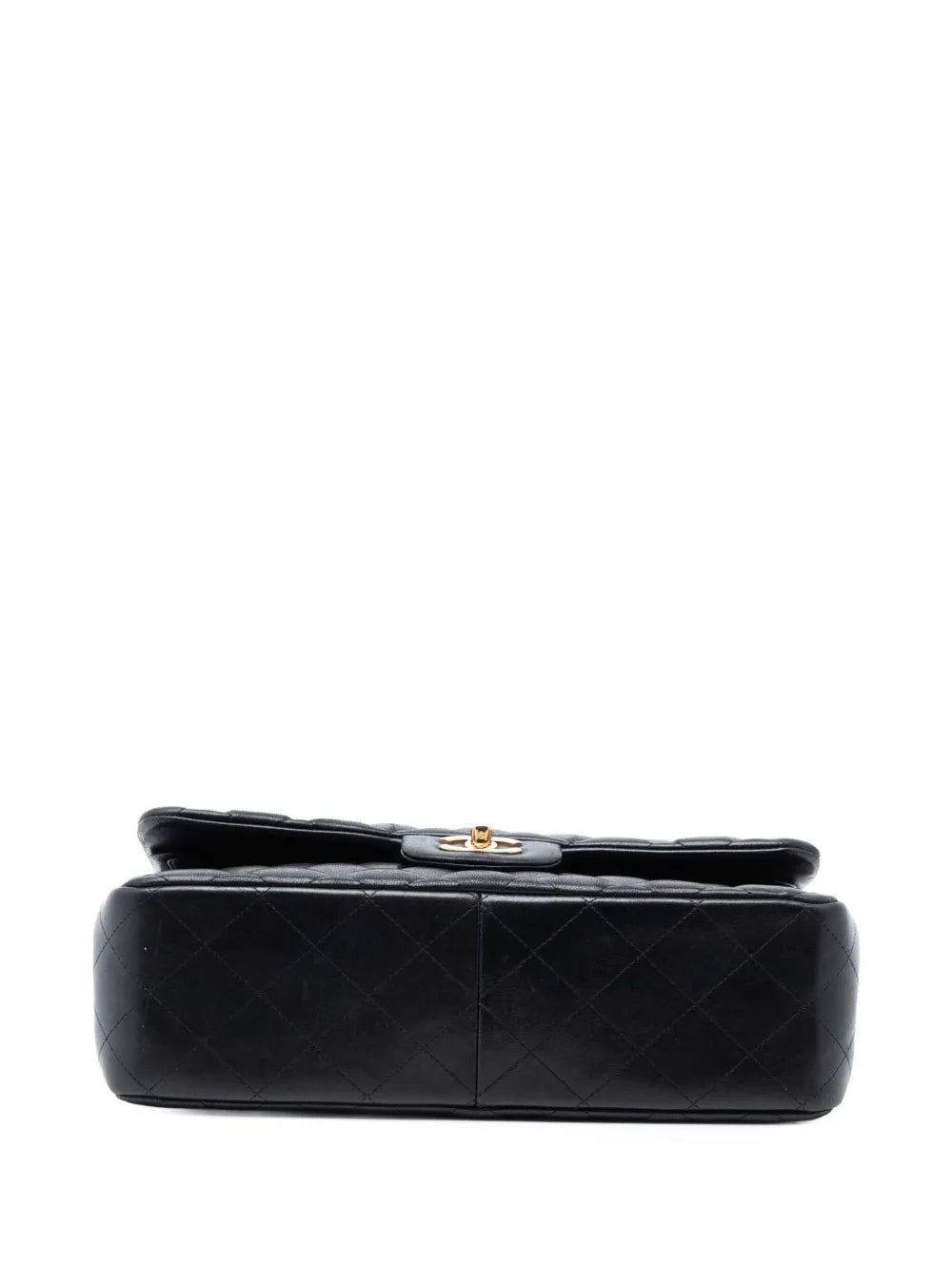 Chanel Pre Owned 2011 Jumbo Classic Lambskin Double Flap Shoulder Bag