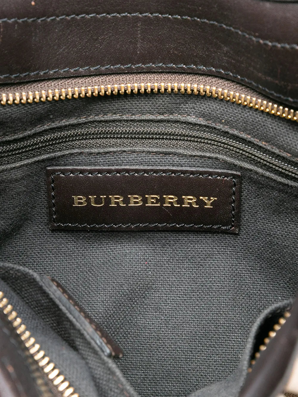 Burberry Pre Owned 2000 2010 Haymarket Check Coated Canvas Brooklyn Hobo Bag