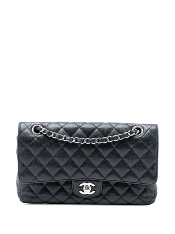 Chanel Pre Owned 2014 2015 Medium Classic Caviar Double Flap Shoulder Bag