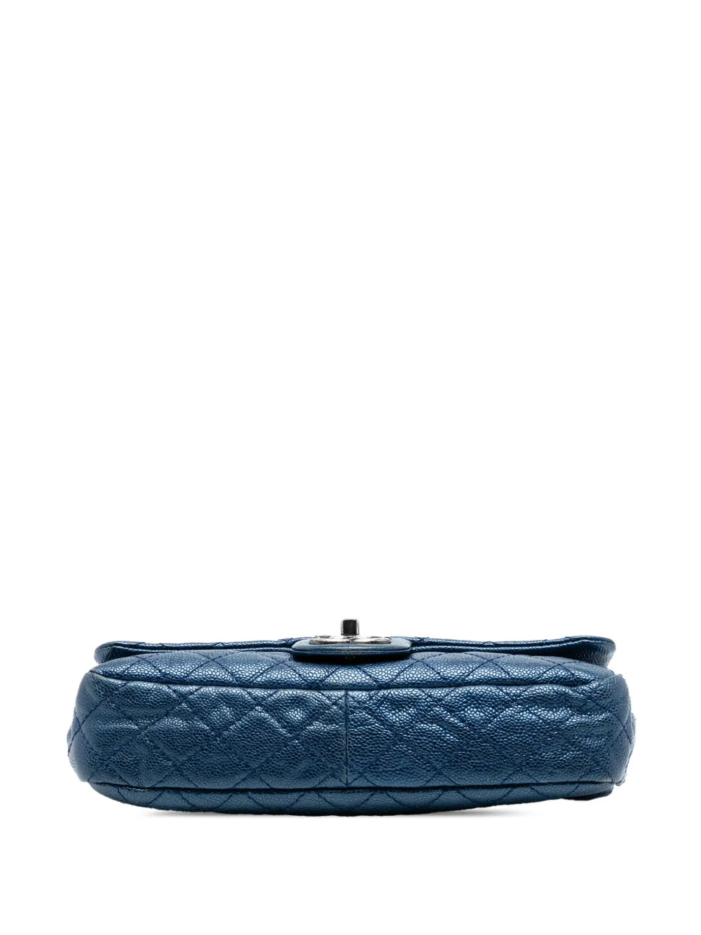 Chanel Pre Owned 2012 Medium Quilted Iridescent Caviar Easy Flap Shoulder Bag