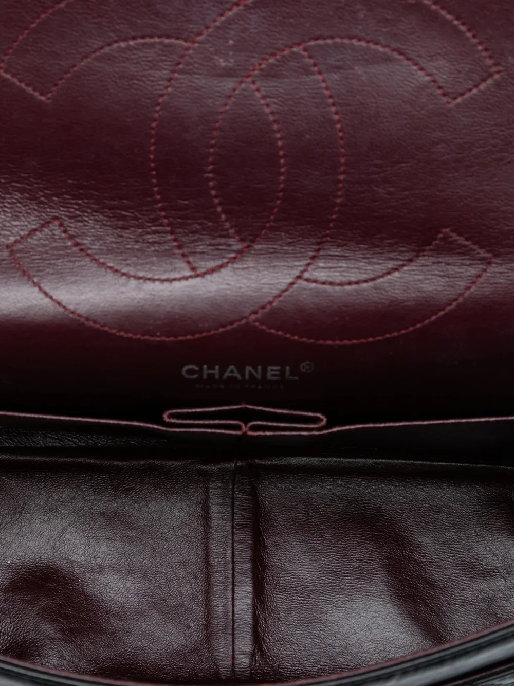 Chanel Pre Owned 2008 2009 Reissue 255 Aged Calfskin Double Flap 227 Shoulder Bag