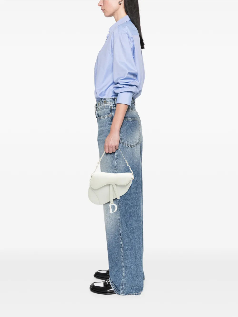 Christian Dior Pre Owned 2019 Ultra Matte Calfskin Saddle Bag Shoulder Bag