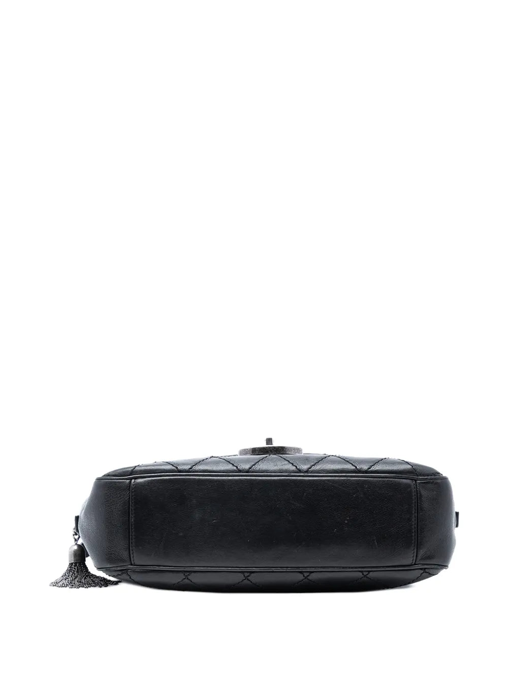 Chanel Pre Owned 2013 2014 Paris Edinburgh Jumbo Quilted Calfskin Coco Sporran Flap Shoulder Bag
