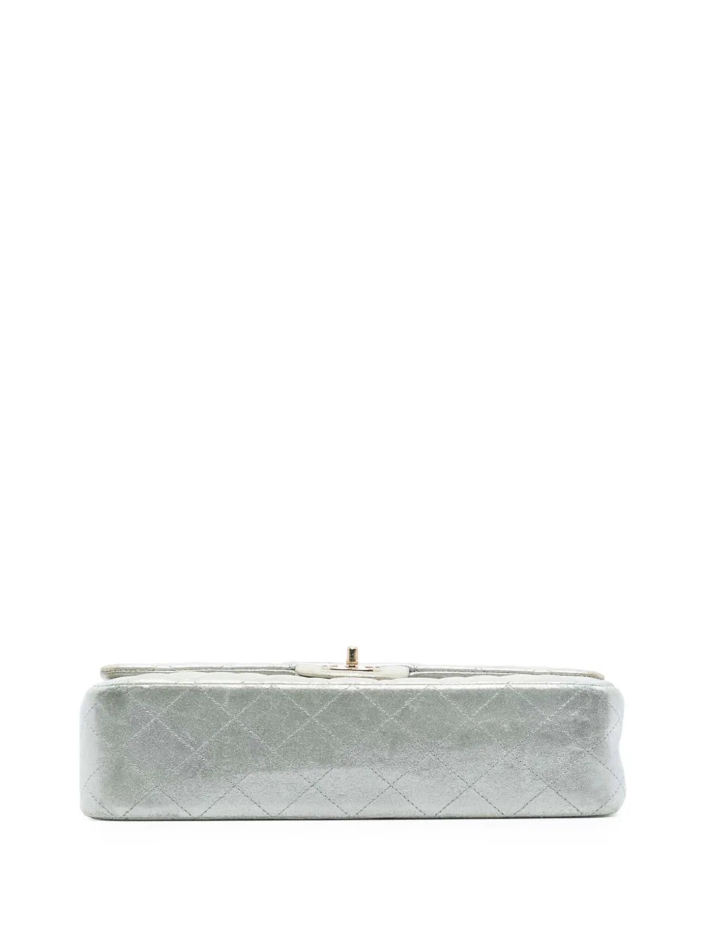 Chanel Pre Owned 2011 Medium Classic Iridescent Lambskin Double Flap Shoulder Bag