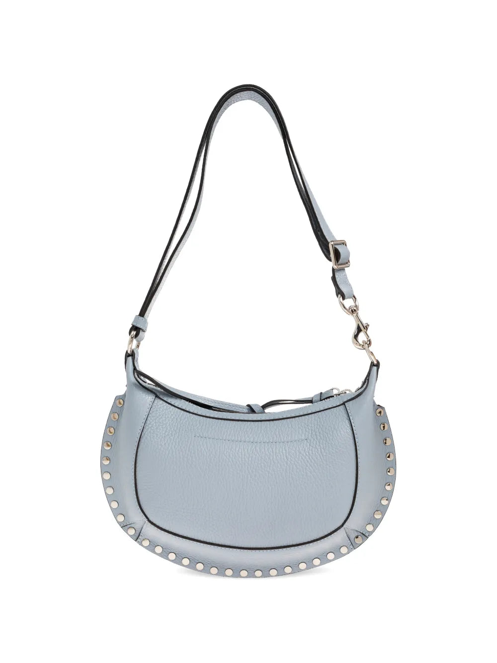 Isabel Marant Oskan Moon Studded Leather Shoulder Bag