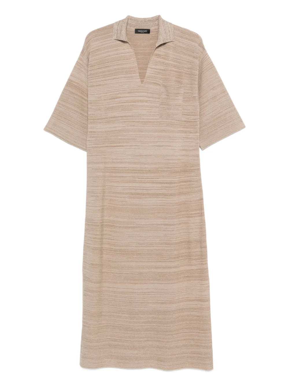 Fabiana Filippi V Neck Pocket Maxi Dress