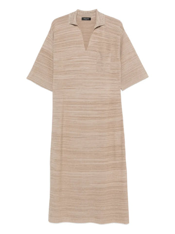 Fabiana Filippi V Neck Pocket Maxi Dress