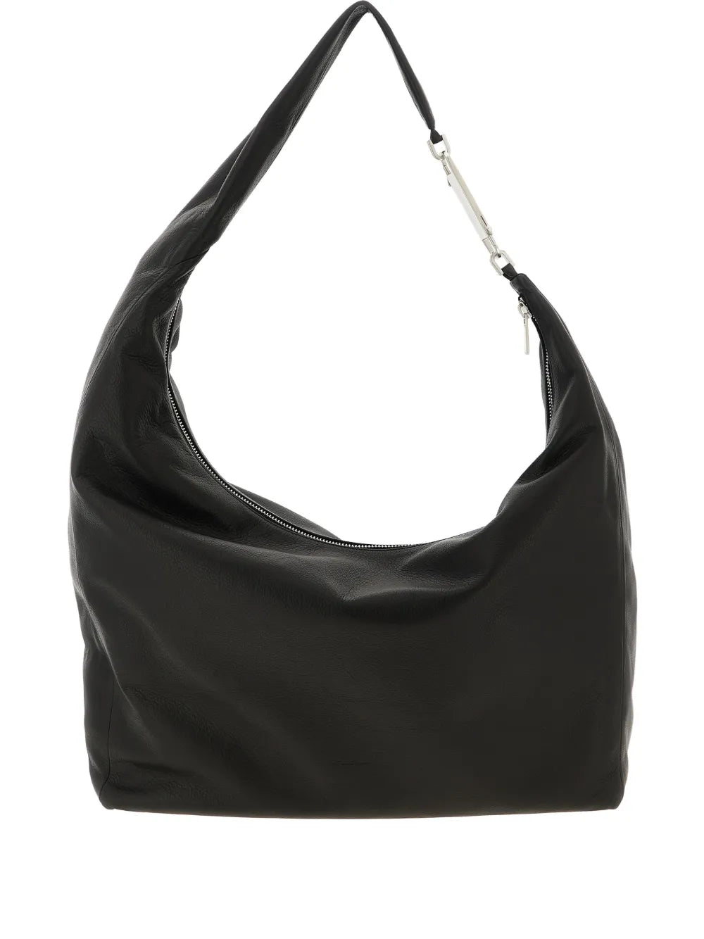 Rick Owens Gemini Zip Hook Leather Shoulder Bag