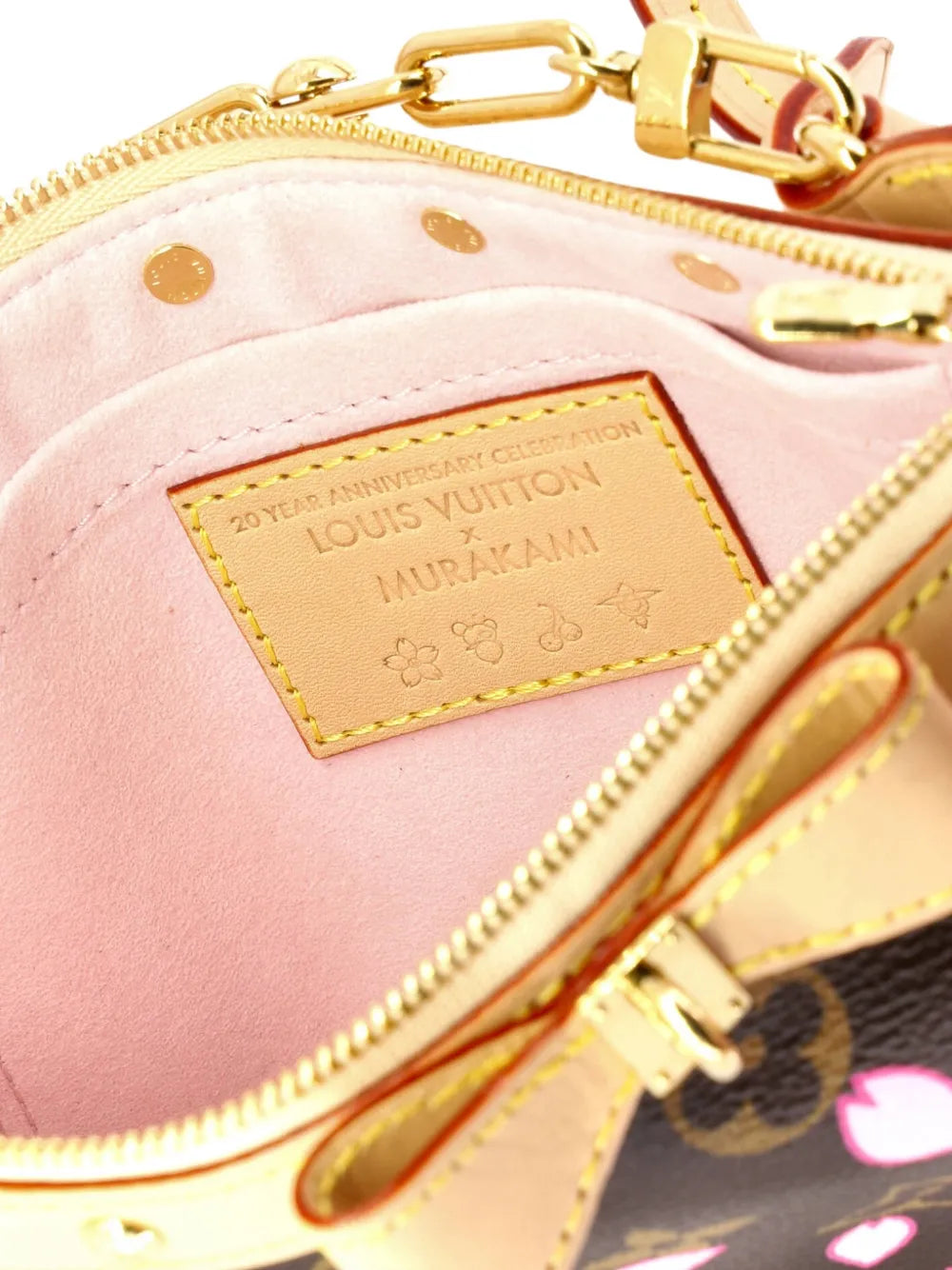 Louis Vuitton Pre Owned X Takashi Murakami Pochette Accessoires Nm Limited Edition Cherry Blossom Monogram Shoulder Bag