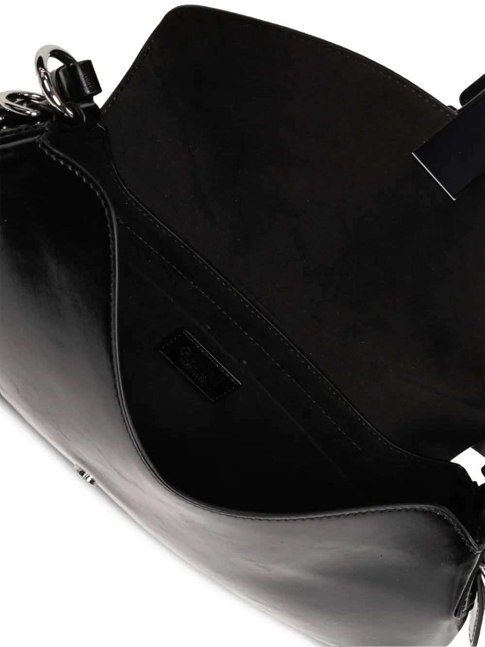 Ganni Logo Buckle Shoulder Bag