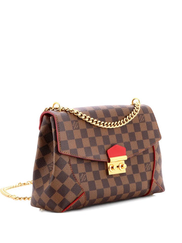 Louis Vuitton Pre Owned Caissa Clutch Damier Shoulder Bag