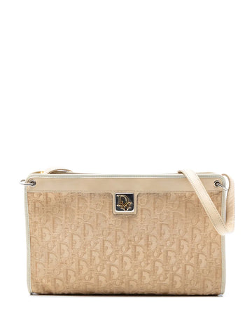 Christian Dior Pre Owned 20Th Century Diorissimo Trotter Canvas Shoulder Bag