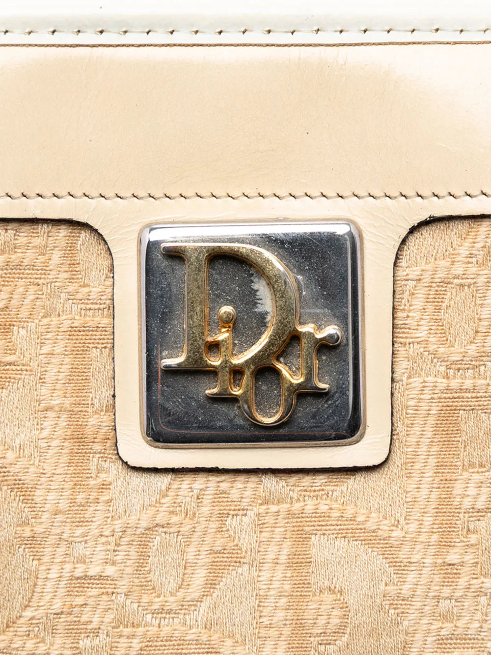 Christian Dior Pre Owned 20Th Century Diorissimo Trotter Canvas Shoulder Bag