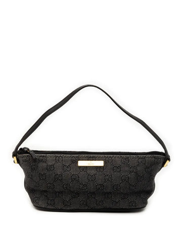 Gucci Pre Owned 2000 2015 Gg Denim Boat Shoulder Bag