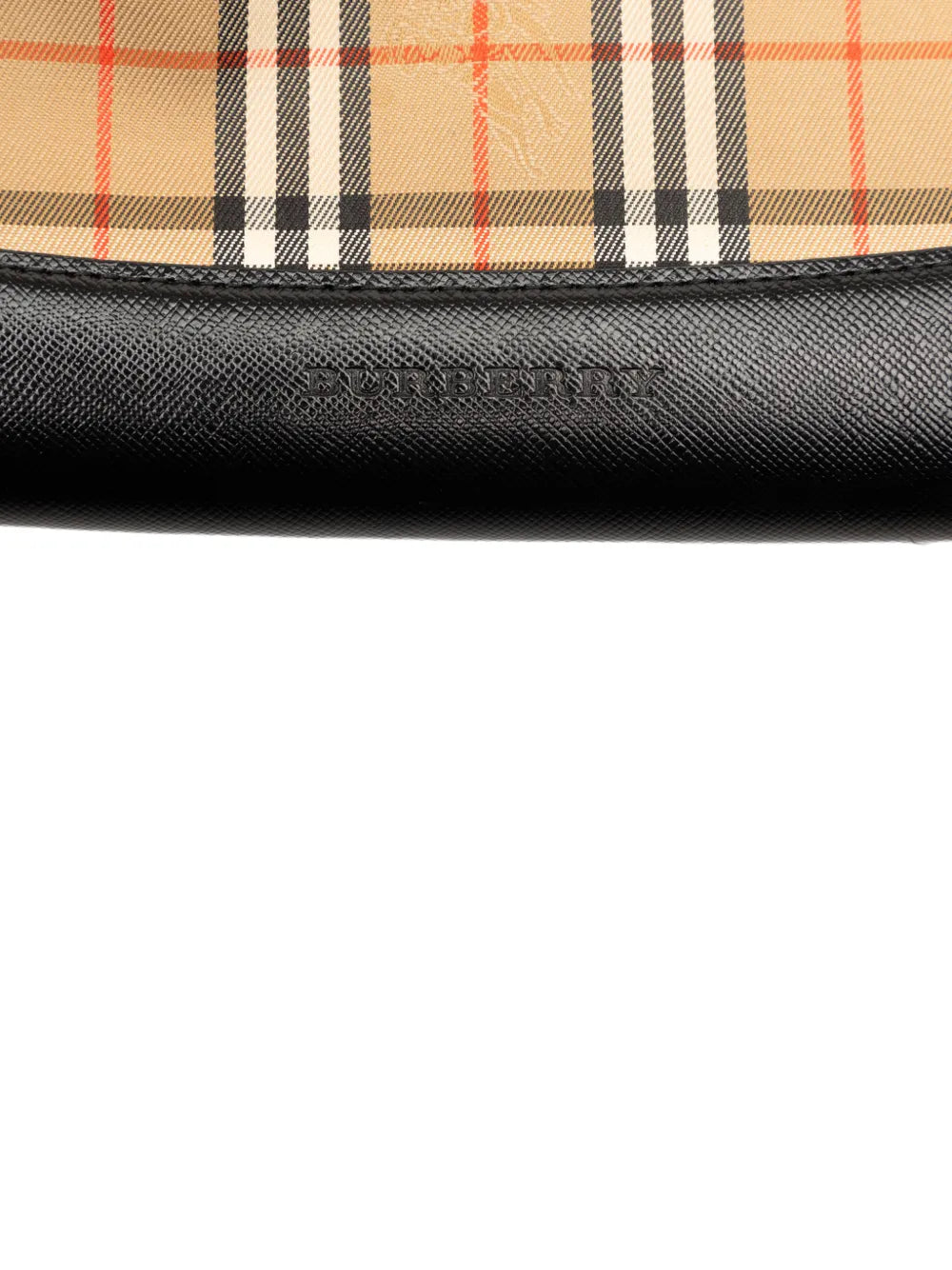 Burberry Pre Owned 2000 2017 Haymarket Check Canvas Shoulder Bag