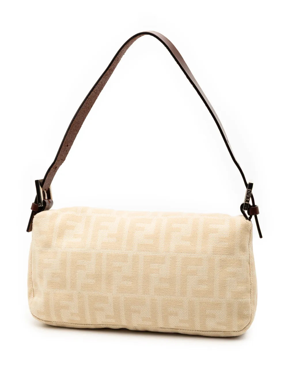 Fendi Pre Owned 2000 2010 Zucca Canvas Baguette Shoulder Bag