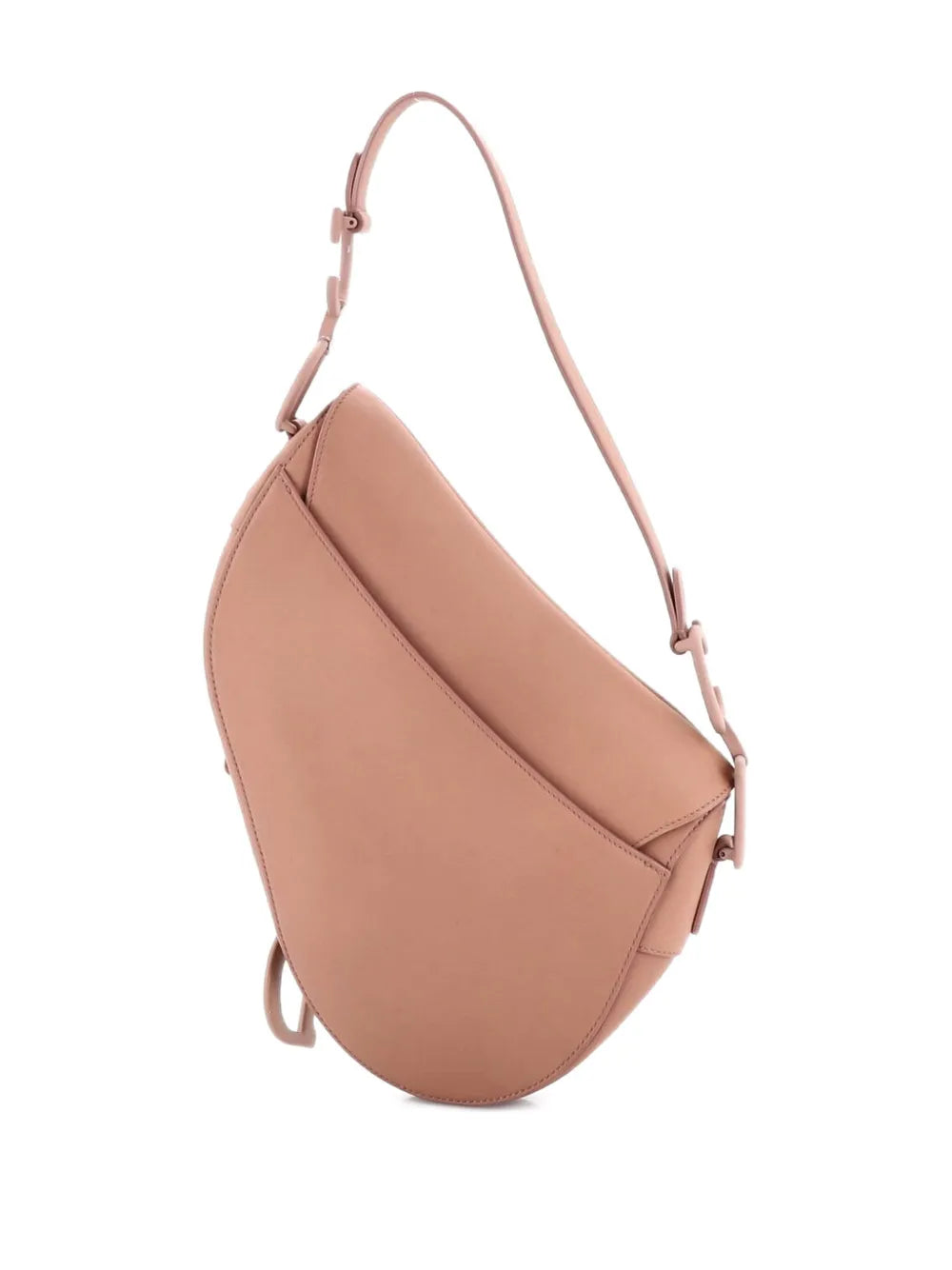 Christian Dior Pre Owned Ultra Matte Saddle Handbag Leather Medium Shoulder Bag
