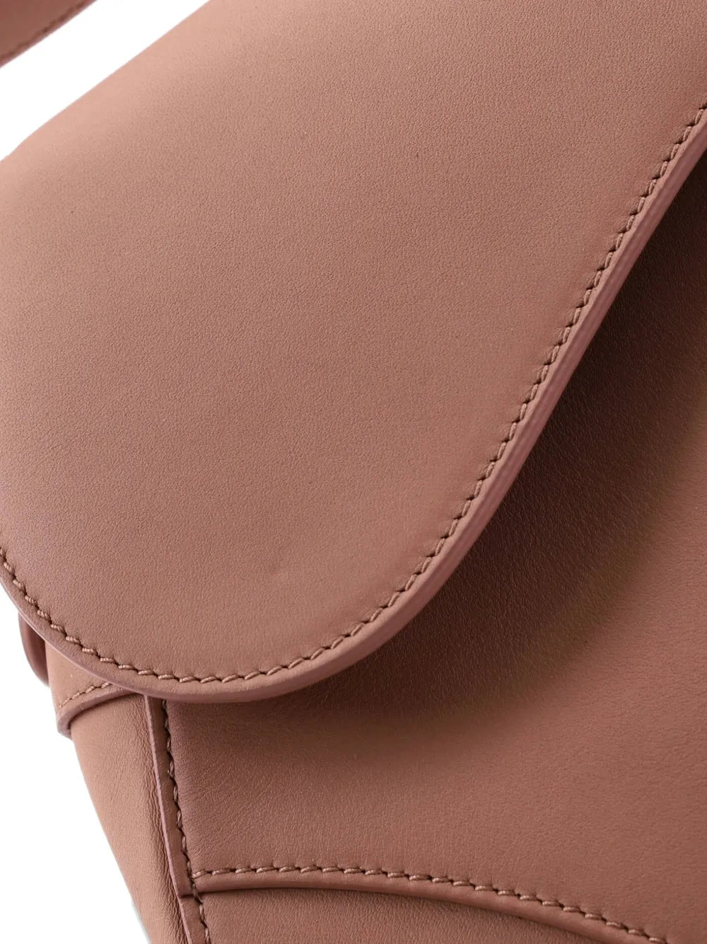 Christian Dior Pre Owned Ultra Matte Saddle Handbag Leather Medium Shoulder Bag