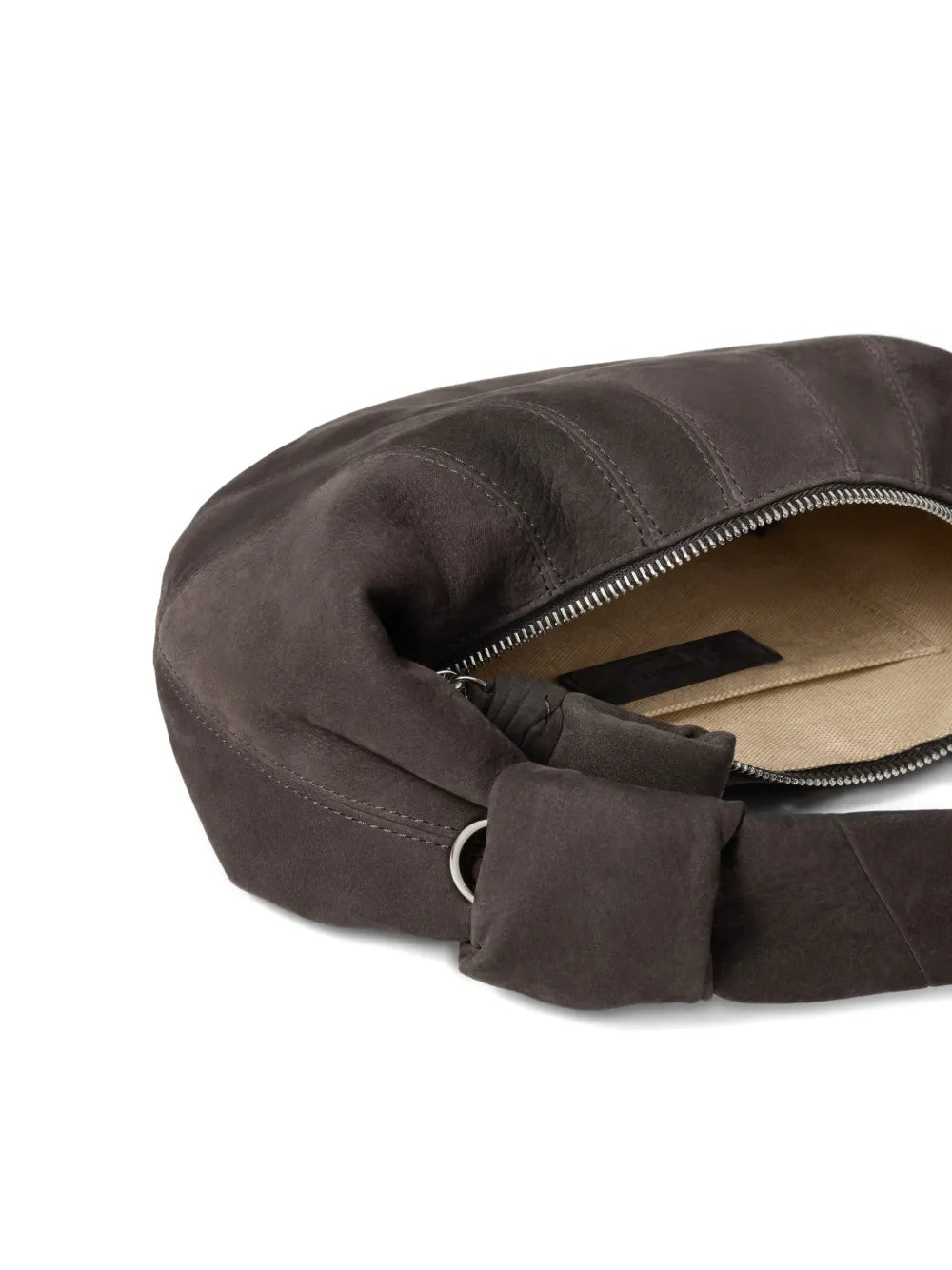 Lemaire Topstitched Fortune Croissant Shoulder Bag
