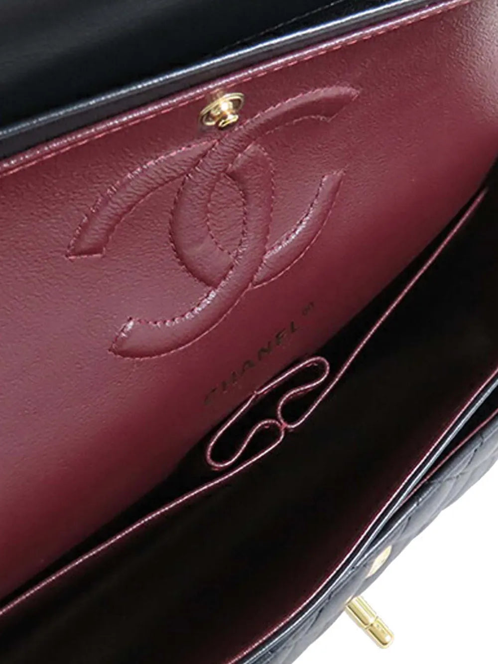 Chanel Pre Owned 2021 Medium Classic Lambskin Double Flap Shoulder Bag