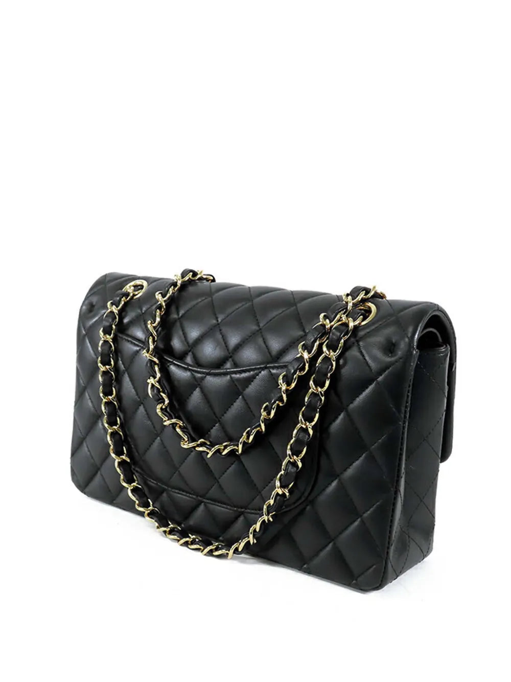 Chanel Pre Owned 2021 Medium Classic Lambskin Double Flap Shoulder Bag