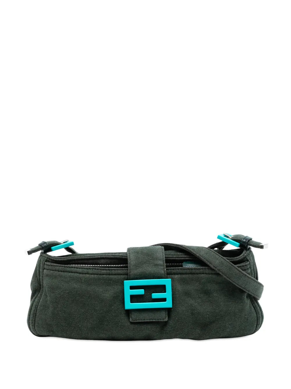 Fendi Pre Owned 2000 2010 Wool Mamma Baguette Shoulder Bag