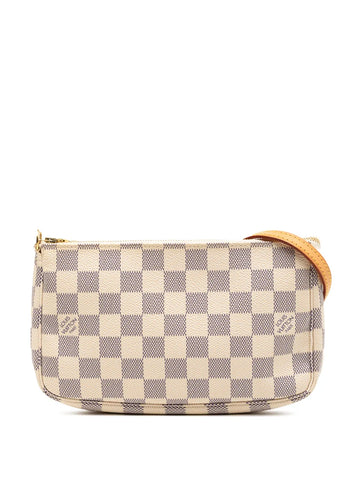 Louis Vuitton Pre Owned 2006 Damier Azur Pochette Accessoires Shoulder Bag