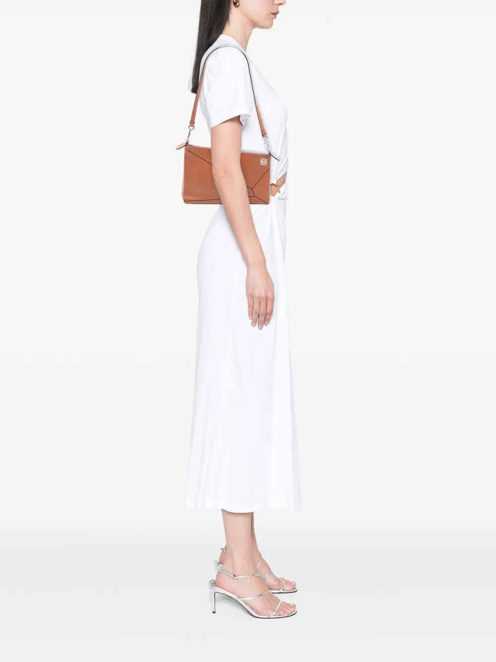 Loewe Pre Owned 2015 Leather Puzzle Clutch Shoulder Bag