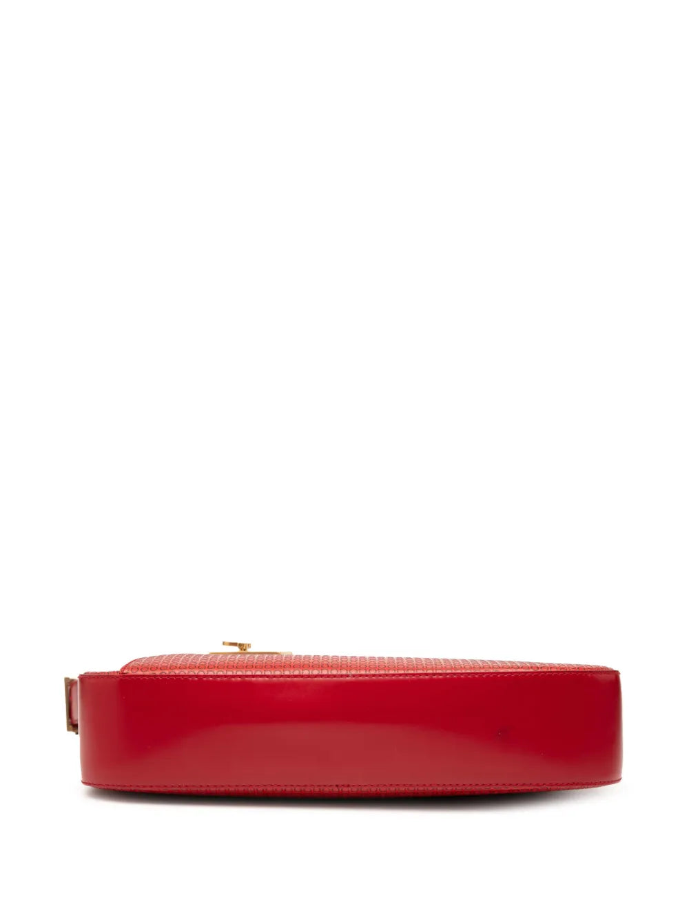 Ferragamo Pre Owned 2010 2025 Gancini Embossed Leather Shoulder Bag