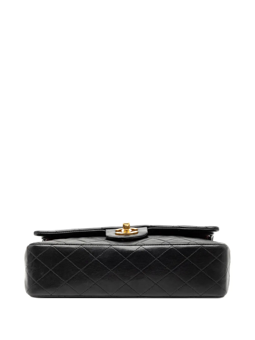 Chanel Pre Owned 1991 1994 Medium Classic Lambskin Double Flap Shoulder Bag