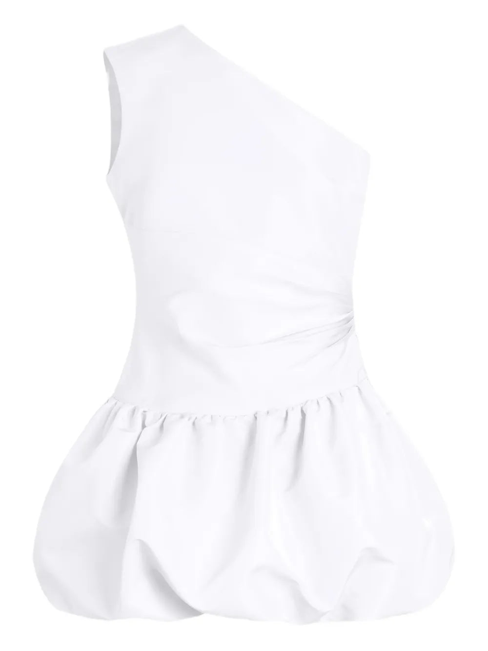 Patou One Shoulder Bloomer Mini Dress