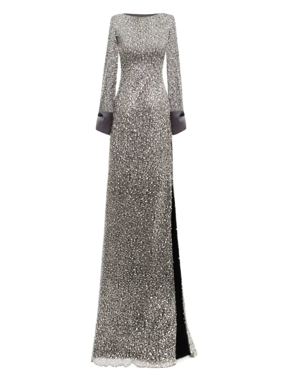 Gemy Maalouf Side Slit Maxi Dress