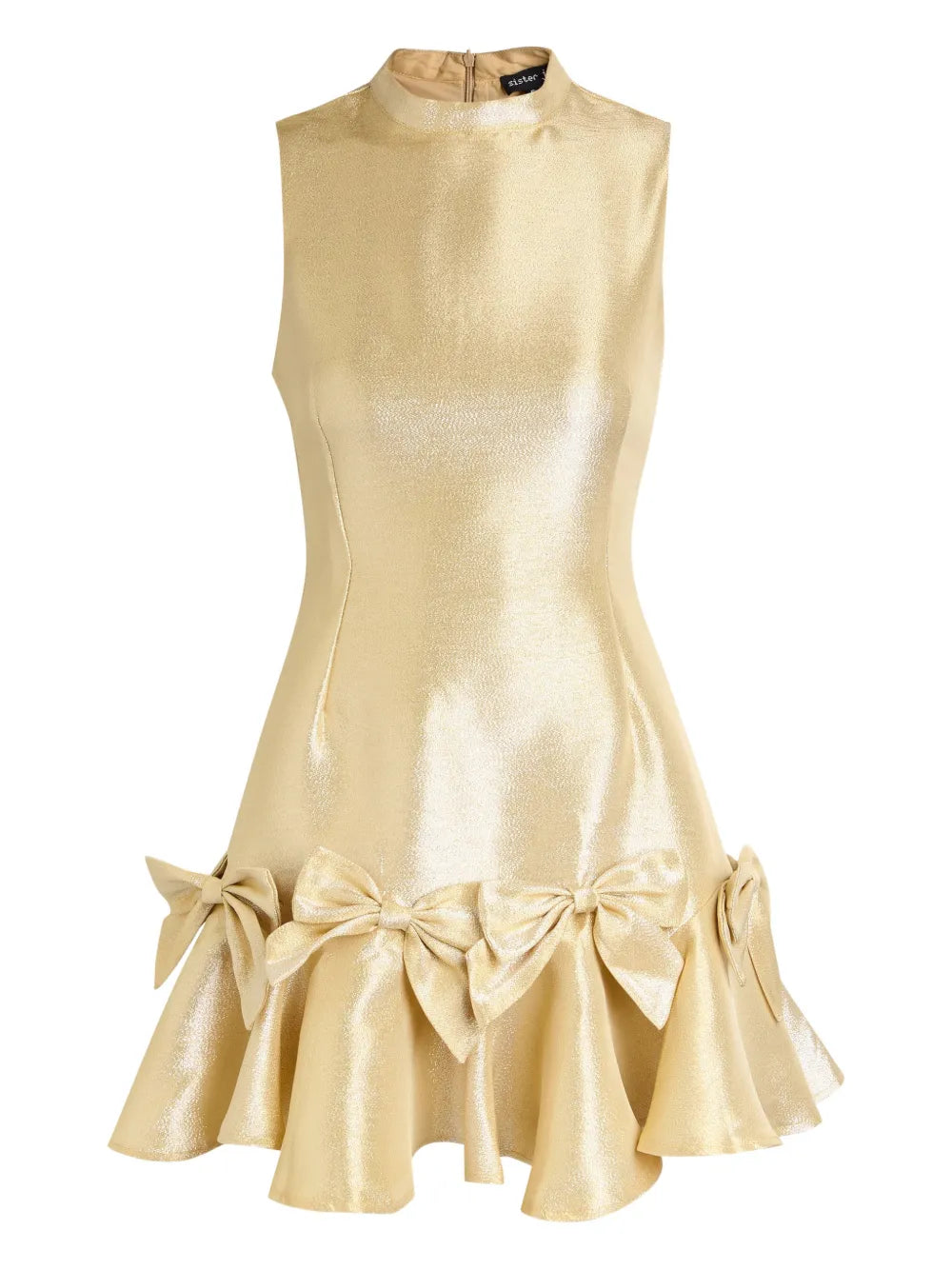 Sister Jane Shimmy High Neck Mini Dress