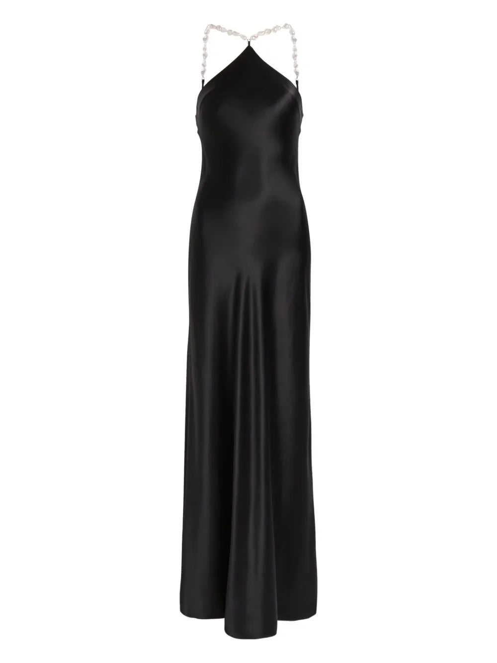 Staud Cadence Faux Pearl Strap Dress