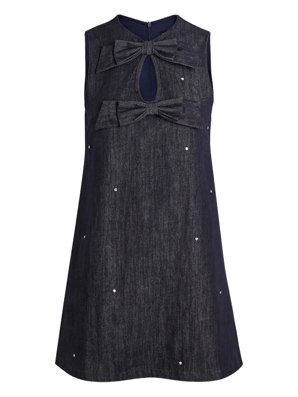 Sister Jane Bow Embellished Mini Dress