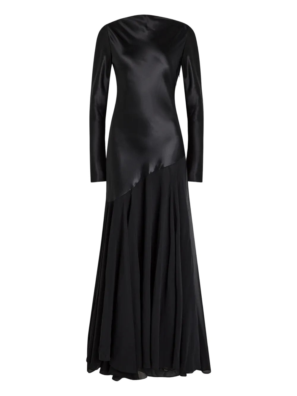Tove Cordelia Long Sleeve Panelled Maxi Dress