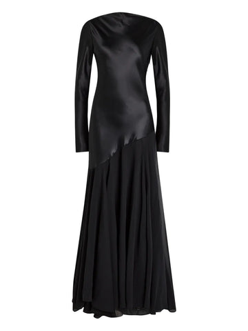 Tove Cordelia Long Sleeve Panelled Maxi Dress