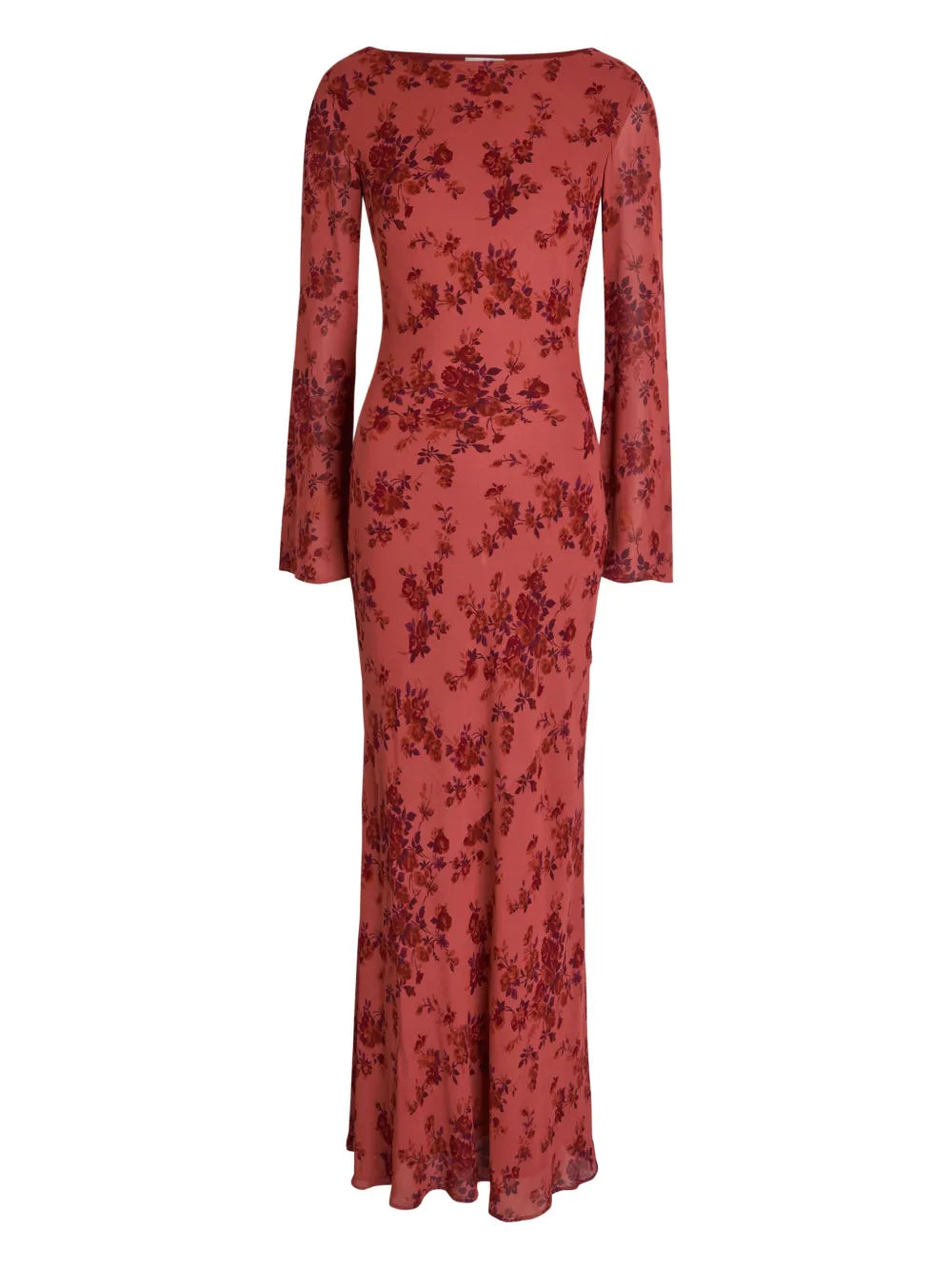 Reformation Floral Long Sleeve Maxi Dress